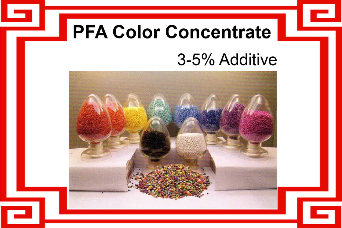 PFA Color Masterbatch/ PFA Color Concentrate / Colored PFA Resin / 10 Standard Color Supply